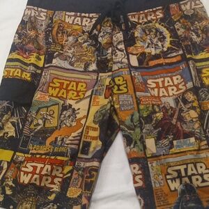Star Wars Men Swimwear XL Yellow Board Shorts Comic Book All Over Print